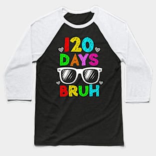 120 Days Of School 120th Day Of School Sunglasses Kids Baseball T-Shirt